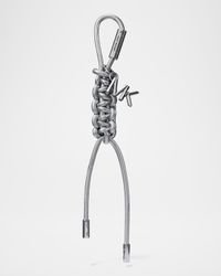 Metallic Braided Bag Charm