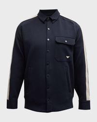 Men's Snap-Front Overshirt
