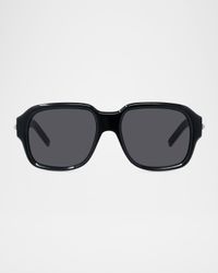 Men's GV40114IM Acetate Square Sunglasses