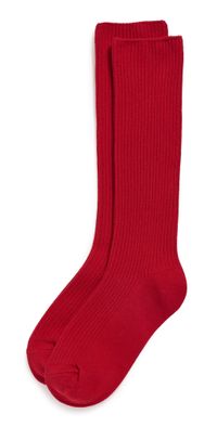 Éterne Classic Rib Socks Heather Charcoal One Size