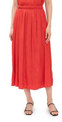 Z Supply Nicoline Skirt Cabana Red M