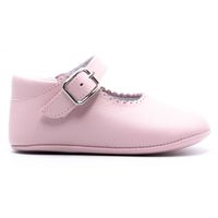 Boni & Sidonie - Chausson cuir fille - Taille 16 - Rose