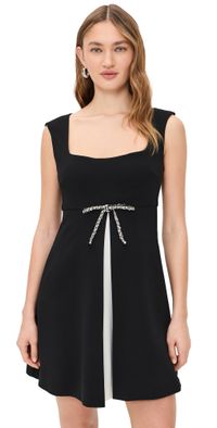 Cinq à Sept Jo Dress Black/Ivory 10