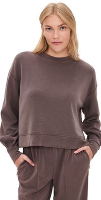 Sweaty Betty Sand Wash Cloudweight Sweatshirt Sable Brown XS