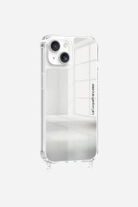 La Coque Francaise - Coque de téléphone miroir avec anneaux pour iphone 14 - Taille iPhone 14 - Transparent