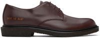 Common Projects Burgundy Officer's Derbys