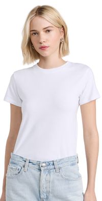 Ambitionist Boxy Tee Thong Bodysuit White XL