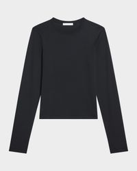 Slim Long-Sleeve Logo Tee