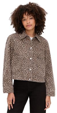 Madewell Denim Trapeze Jacket Dark Mocha XXS