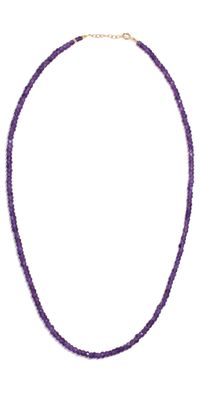 JIA JIA February Amethyst Beaded Necklace Amethyst One Size