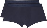 Sunspel Two-Pack Navy Twin Boxers