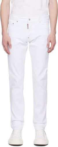 Dsquared2 White Cool Guy Jeans