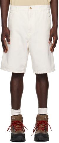 Carhartt Work In Progress Off-White Single Knee Shorts