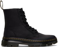 Dr. Martens Black Combs Leather Boots