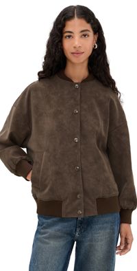 Line & Dot Alfie Jacket Chocolate M