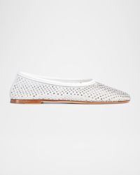 Balla Crystal Mesh Ballerina Flats