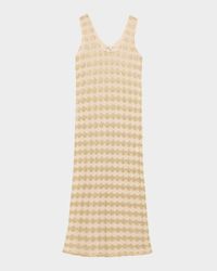 Angely Crochet Coverup Midi Dress