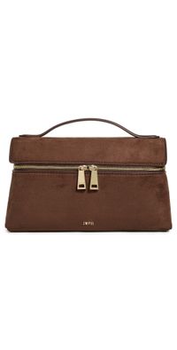 JW PEI The Top Handle Faux Suede Bag Mocha Brown One Size