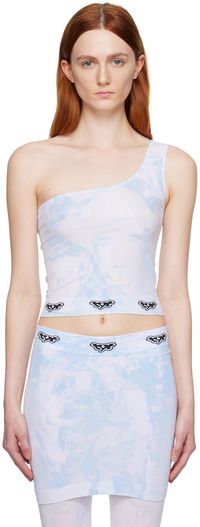 TYT SSENSE Exclusive Blue & White Pat N' Pete 4Ever Tank Top