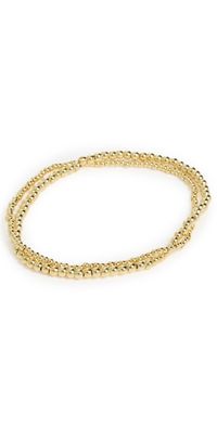 Gorjana Poppy Bracelet Set Gold One Size