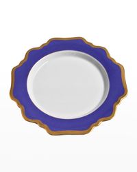 Indigo Rimmed Salad Plate