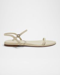 Nettie Leather Ankle-Strap Sandals