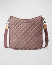 Box Quilted Nylon Crossbody Bag