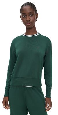 Splits59 Sonja Fleece Stripe Sweatshirt Military XS