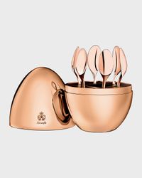 Mini Mood Rose Gold Espresso Spoons, Set of 6