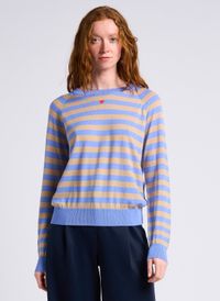 Max&co. - Tee-shirt maillé à rayures en laine vierge - Taille L - Multicolore