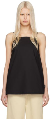 MM6 Maison Margiela Black Low Back Camisole