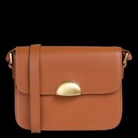 Suncoo - Sac bandoulière en cuir - Taille Unique - Beige