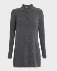 Showtime Cashmere Mini Shirtdress