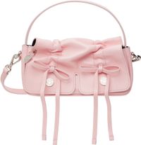 Acne Studios Micro sac rose à poches