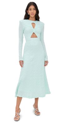 Sabina Musayev Alberta Dress Light Green M