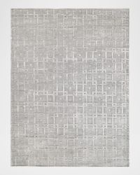 Camora Hand-Loomed Silver Rug, 8' x 10'