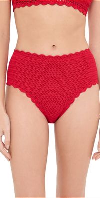 Beach Riot Kirby Bottoms Ruby XS