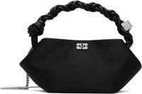GANNI Black Satin Mini GANNI Bou Bag