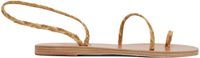 Ancient Greek Sandals Beige Eleftheria Sandals