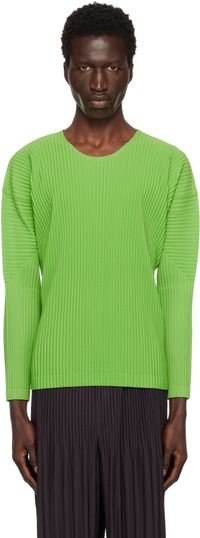 HOMME PLISSÉ ISSEY MIYAKE Green Ronan Bouroullec Edition RB_Color Palette 2 T-shirt