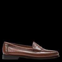 Gh Bass - Mocassins en cuir - Taille 41 - Marron