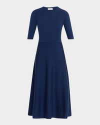 Seymore Heathered Wool-Cashmere Knit Midi Dress