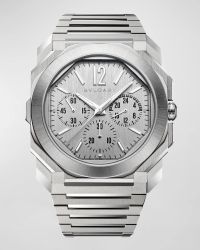 Men's 43mm Octo Finissimo Chronograph Watch in Stainless Steel