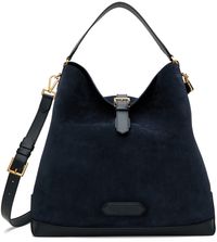 TOM FORD Navy Soft Belt Detail Tote
