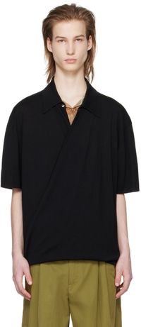 T/SEHNE SSENSE Exclusive Black Polo