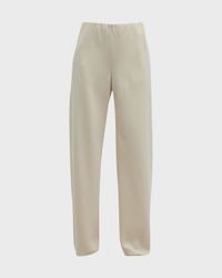 High-Waist Wide-Leg Bias Pants