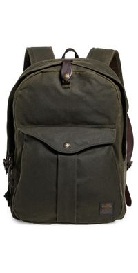 Filson Tin Cloth Journeyman Backpack Otter Green One Size