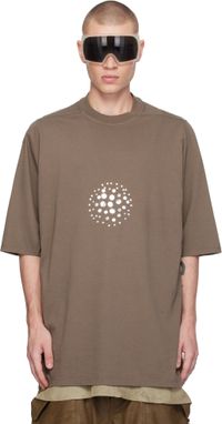 Rick Owens T-shirt surdimensionné gris à manches courtes - Porterville