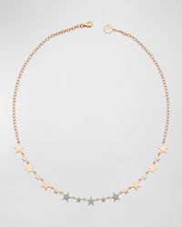 Sirius Star 14k Diamond Choker Necklace