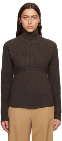 WOOYOUNGMI Gray Layered Turtleneck